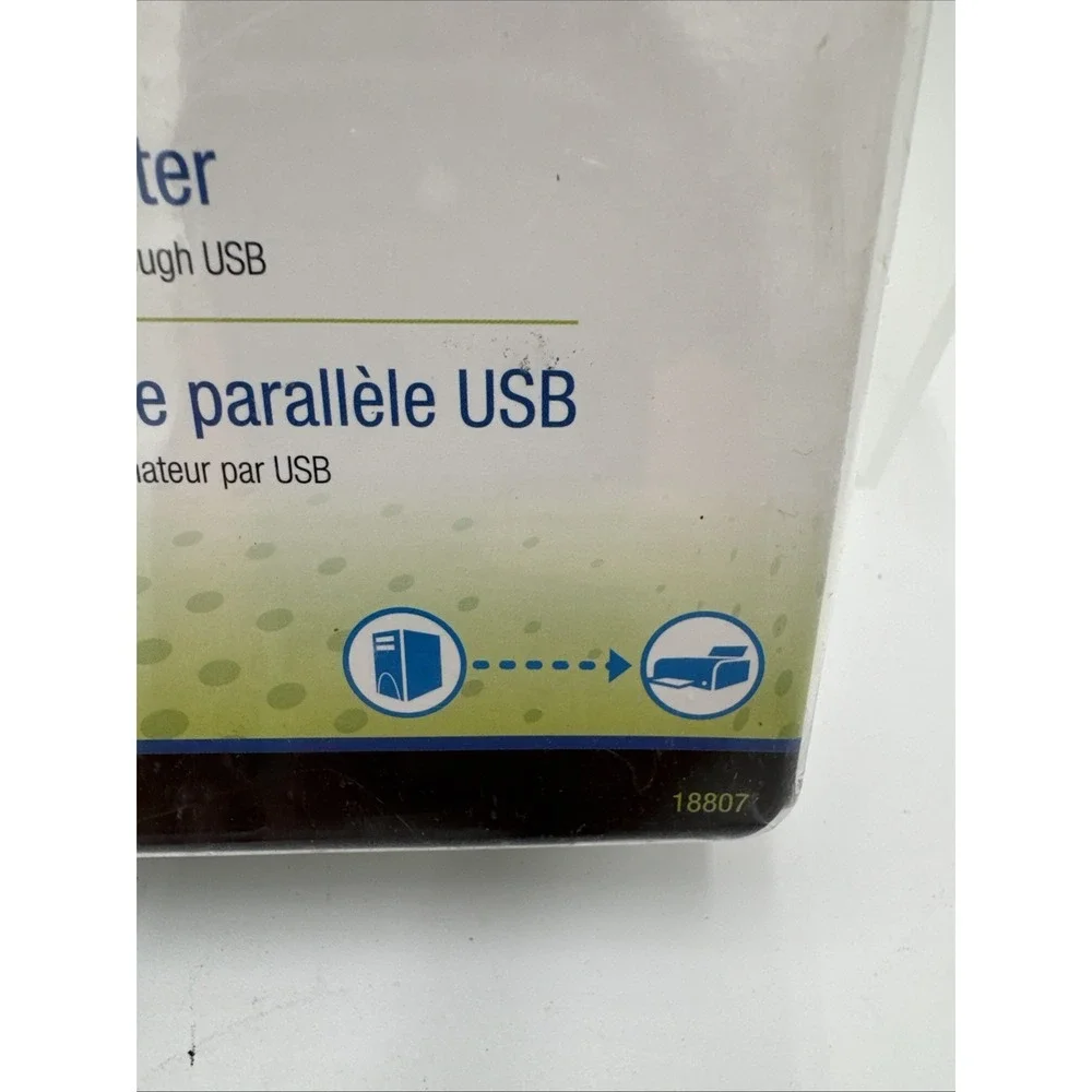 STAPLES USB Parallel‎ Printer Adapter *New Unused*